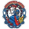 Grateful Dead Vintage Mucha Style Bertha in Blue Dress Transparent