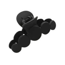 [Shomty] ヘアクリップ 大きめ 黒 ブラック シンプル バンスクリップ バナナクリップ 大きめしっかり 髪留め ヘア クリップ ヘアアクセサリー おしゃれ オフィス (DESIGN-A)