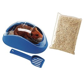 Ferplast Koky Hamster Toilet With Spoon & Pet Litter