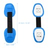 X AUTOHAUX 2pcs Universal PVC Strap Handle Patches Carry Grab