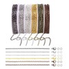 Ausale 6Colors Jewellery Chains Making Kit, 59FT Chains Jewelry Making