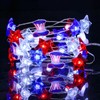 Independence Day Light String Wireless Remote Control IP44 Waterproof Timing