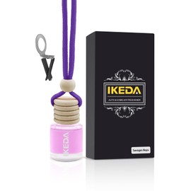 Ikeda Car Scent: Hanging Car Air Freshener | 10ml Round Hanging Car Decoration | With Vent Clip | For Car Home | 1 Piece (10ml Round x 1 Piece, Wild Boy)