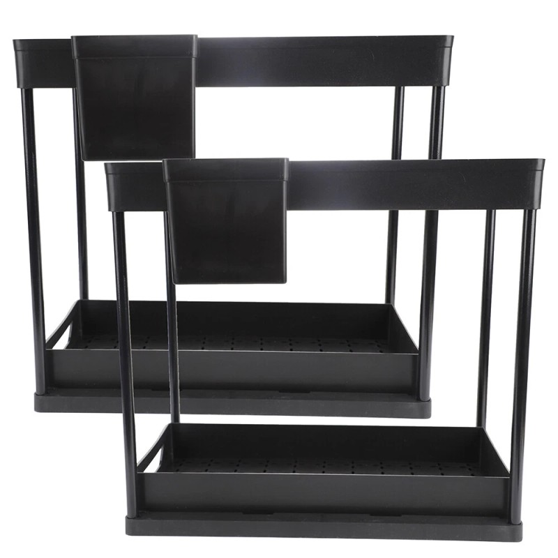 2Pack Under Sink Organizers And Storage, Pull Out Bathroom Organizer