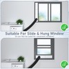 Flamorrow Dryer Vent Window Kit, 4" Window Vent Kit with