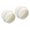 PATIKIL 6 Inch Backdraft Damper, 2 Pcs PVC Ducting Hose