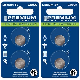 Premium CR927 Lithium 3V Coin Cell - Japanese Engineered High Capacity Batteries (4 Pack)