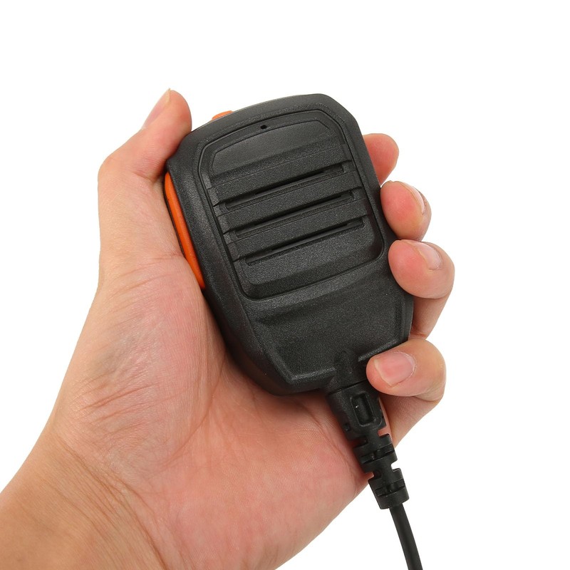 Walkie Talkie Speaker Microphone, 3.5 mm Headphone Jack, Two-Way Wireless
