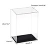 sourcing map Acrylic Clear Display Case Box Dustproof Protection Showcase