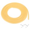 PATIKIL 10 ft Natural Latex Rubber Tubing, 3/16"(5mm) ID x