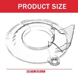 Splash Guard Replacement for Kitchen Aid 4.5-5 QT Stand Mixer, Clear Splash Guard for Kitchen Accessories, Splash Guard Bowl Perfect for Kitchen Aid Stainless Steel Bowl Only