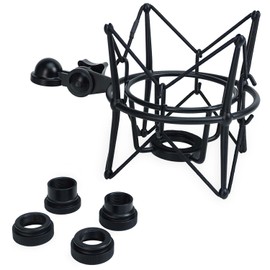 keepdrum MS090B Multi Microphone Spider for Various Microphones Black