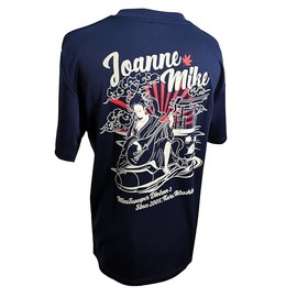 JMSDF Japanese Navy T-Shirt – Minesweeper Ship Miyajima Benzaiten | Quick-Dry, Cotton (CO,NV,M)