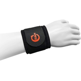 Solace Care Adjustable Compression Wrist WRAP Support - Sports Injury Guard - Overstressed Wrist Brace - Weak/Injured Wrist Strap - Sprain/Strain - Power Lifting Straps - RSI Wrap - Prevent Fractures