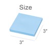 Sticky Notes 3x3 Inches, Light Colors Self-Stick Pads, Easy to