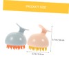 Mikinona Scalp Massager Kit 2pcs Soft Head Brush Easy to