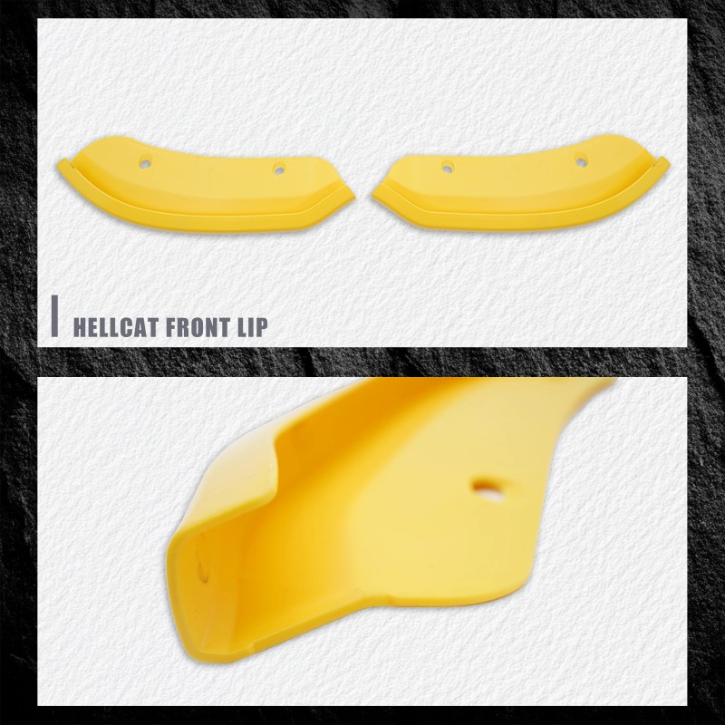 Front Lip Protector Compatible for 2008-2023 Dodge Challenger SRT Hellcat