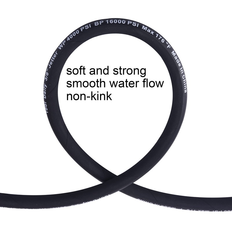 Tool Daily Pressure Washer Whip Hose with Swivel, Hose Reel