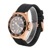 Men Field Watch Mineral Glass 50M Waterproof Silicone Strap Luminous