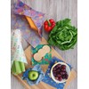 Beeswax Wraps |UK HANDMADE |Random Colours | BEE Zero Waste|