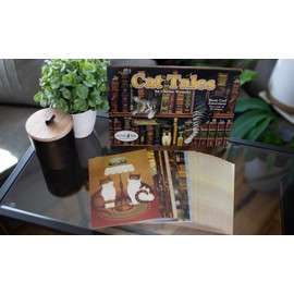 Leanin' Tree, Cat Tales, 20 Blank Cards and Envelopes 5x7, Cute Stationery for Women, Blank Note Cards, Blank Note Cards and Envelope