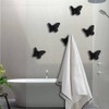 Uposao 6Pcs Stainless Steel Wall Hook, Butterfly Shaped Hooks Bathroom