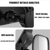 Wide Angle Convex Rearview Mirror for Viewing Rear Passengers