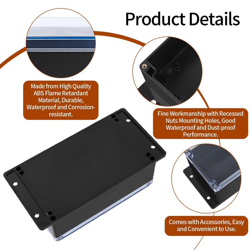 Electronic Junction Box, Junction Boxes, Waterproof IP65, Surface-Mounted Junction Box,