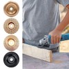 4Pcs Wood Carving Disc Set,4inch Sturdy Wood Shaping Carving Disc,Grinding