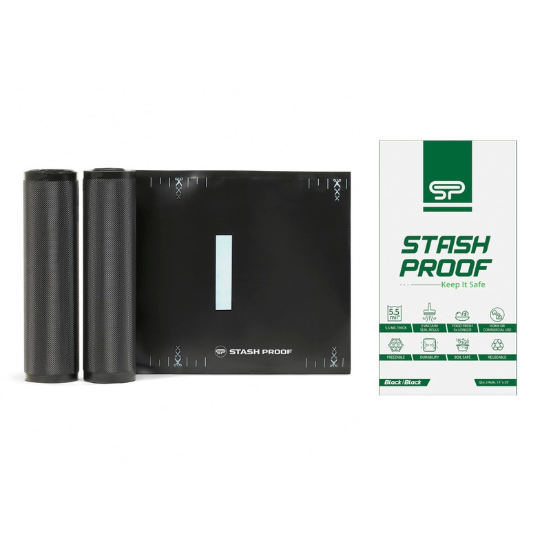 Stash Proof Vacuum Seal Rolls 11" x 25' 2 Pack