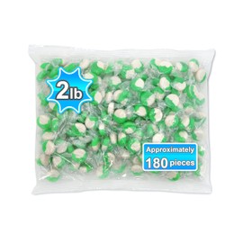 Key Lime Disc. Quality Candy. Hard Candy. 2 Pound Bag. (2lbs.) Individually Wrapped. Bulk Package.