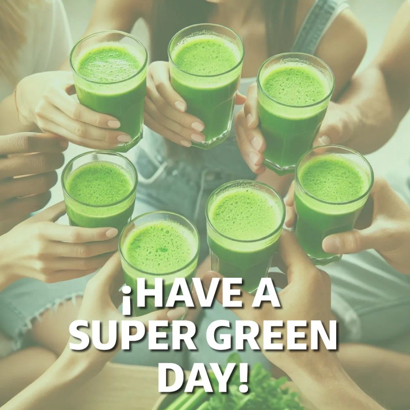 Super Greens, Jugo Verde, Matcha, Espirulina, Té Verde, Espinaca, Clorofila,