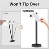 YUMORE Toilet Paper Holder Stand Freestanding, Weighted and Sturdy Matte