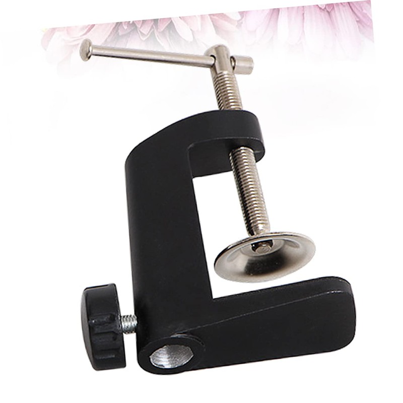 Gadpiparty 1PC Sturdy Metal Table Clip Thickened Round Buckle Desktop