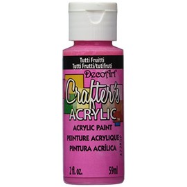 DecoArt DCA120-3 Crafter's Acrylic Paint, 2-Ounce, Tutti Fruitti