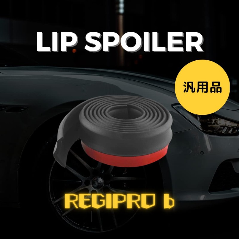 Regipro b Universal Lip Spoiler, 6.5 ft (2.5 m), Rubber