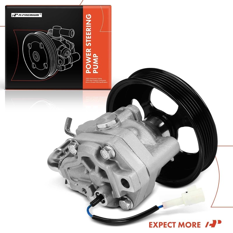 A-Premium Power Steering Pump, with Pulley, Compatible with Mitsubishi Lancer