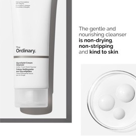 The Ordinary Glycolipid Cream Cleanser, Gentle Makeup Removal with Plant-Derived Glycolipid Agents, 5.1 Fl Oz