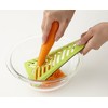 Suncraft OB-113G Talking Bistro Radish Grater, Green