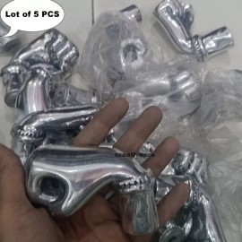 Handmade Vintage Heavy Hand Antique Designer Handle Lot Of 5 PCS for Walking Stick Cane