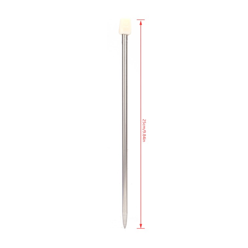 22Pcs Knitting Needles Stainless Steel Straight Single Pointed HandMade Wool