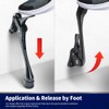 HOME&I Kickdown Door Stopper, 6-Inch Commercial Heavy Duty Door Stop