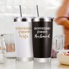 Husband and Wife Travel Tumbler Apron Set Wedding Gifts for