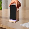 Phone Holder with Speaker | Home Cellphone Mount with Audio