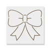 Bow Ribbon Stencil - Reusable Stencils for Painting - Create