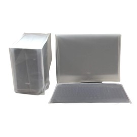 SZBRO Computer Dust Cover Monitor +Keyboard+CPU Tower Desktop 3 Pieces Set PC dust Proof Computer Covers Case (28"-29'' Monitor Set)