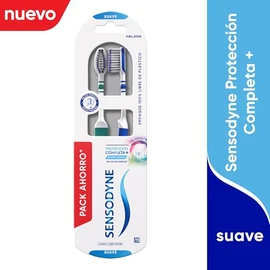 Sensodyne Cepillo de Dientes para Dientes Sensibles Protección Completa, Suave, 2 Unidade
