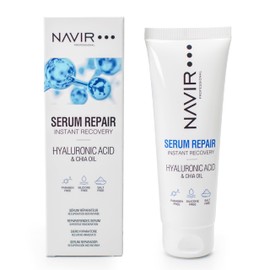 NAVIR Profesional Nourishing Hair Serum with Hyaluronic Acid, Keratin and Chia Oil, Intensive Moisture, Shine and Frizz Control, No Rinse, 75 ml