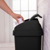 Sterilite Wastebasket SWINGTOP BLK 13GA 10899004