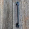 CRAFTSMAN ROAD Black Cast Iron Pull Handles 9 inch (Squared